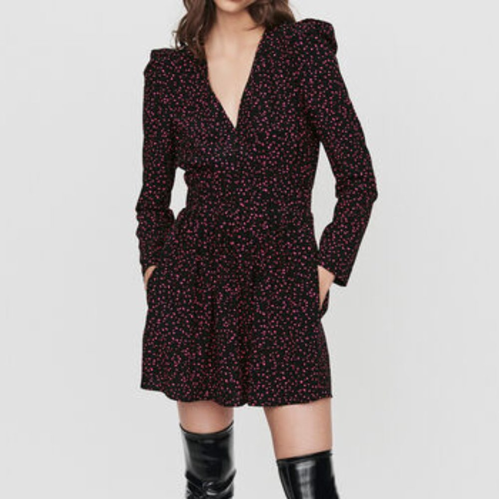 MAJE PRINTED ROMPER